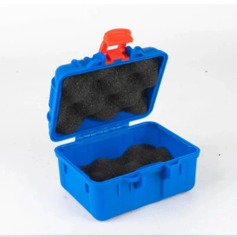 Prenosná mini plastová kufrička s penou, 125x112x70mm