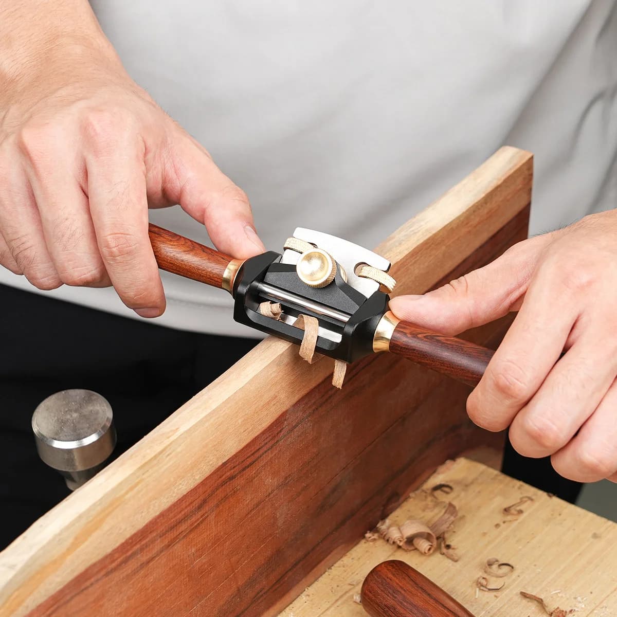 Nastaviteľný hliníkový mini hoblík / spokeshave