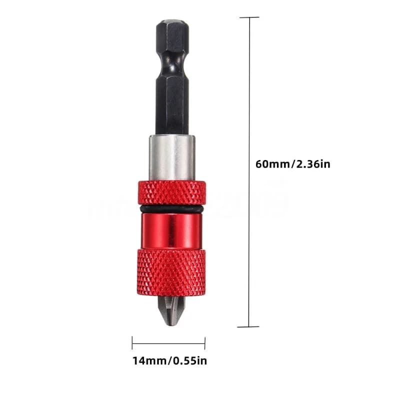 60mm nastaviteľná magnetická predĺžka s hexagonálnym držiakom pre skrutkovač
